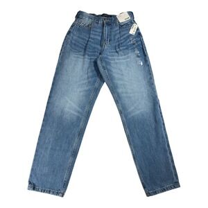 Aeropostale Mom Jeans Womens Size 00R Premium Air Denim‎ High Rise Light Wash